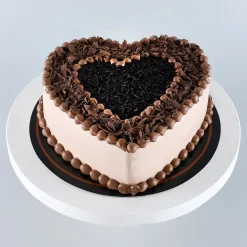 Chocolate Love Heart Cake2