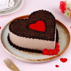 Love's Delight Chocolate Heart Cake