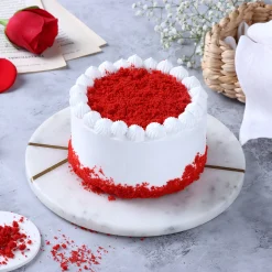 Velvety Crimson Bento Cake