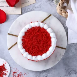 Velvety Crimson Bento Cake4