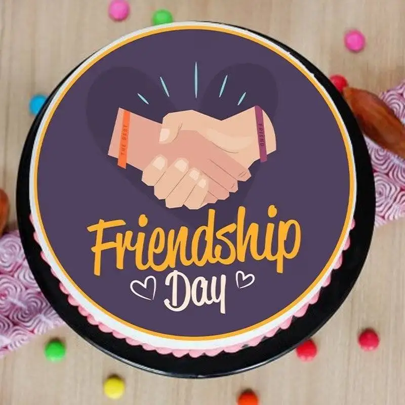 Friendship Day Poster Cake - Image 2