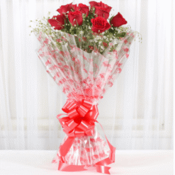 10 Red Fresh Roses