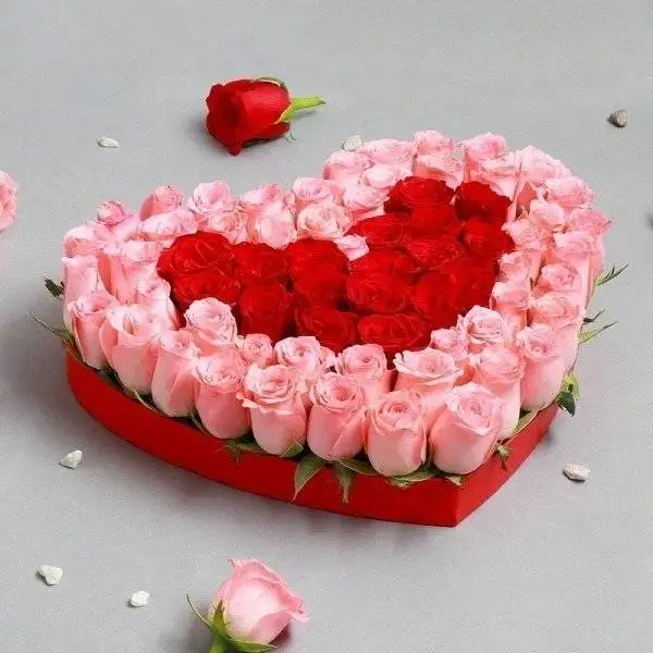 Roses Decorative In heart Shape - Image 2