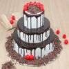 3 Tier Designer Delicious Blackforest Cake min