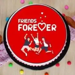 Alternative view of Friends Forever Cake