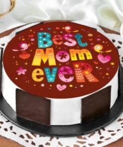 BEST MOM Mother's Day Cake