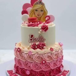 Red Velvet Barbie Cake