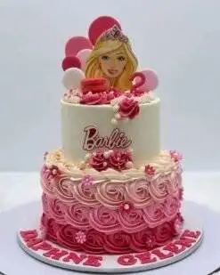 Red Velvet Barbie Cake