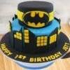 Batman Designer 2 Tier Cake