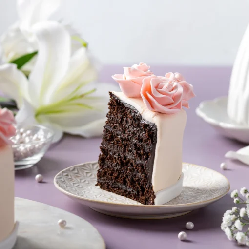 Blooming Chocolate Fondant Floral Cake2