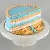 Bordered Designed Cake