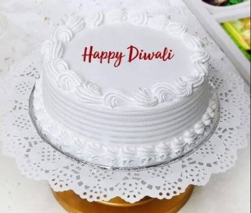 Happy Diwali With Cake