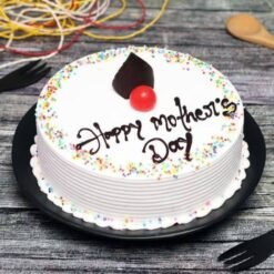 Cherried Vanilla Mother's Day Cake