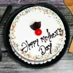 Alternative view of Cherried Vanilla Mother's Day Cake