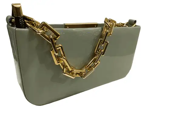 Chunky Chain Green Purse - Image 2