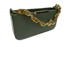 Chunky Chain Mint Green Purse