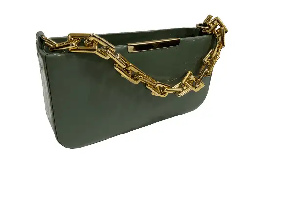 Chunky Chain Mint Green Purse