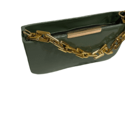 Chunky Chain Mint Green Purse1