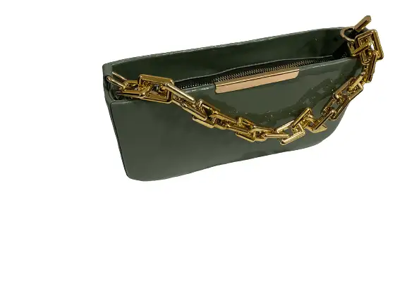 Chunky Chain Mint Green Purse - Image 5