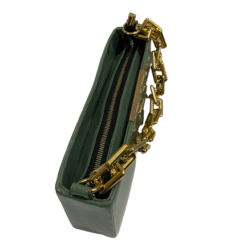 Chunky Chain Mint Green Purse2