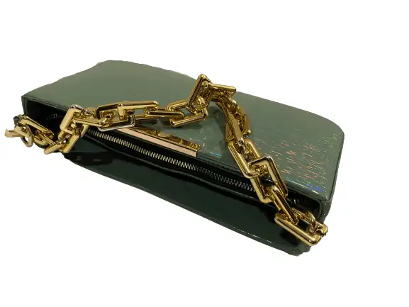 Chunky Chain Mint Green Purse - Image 4
