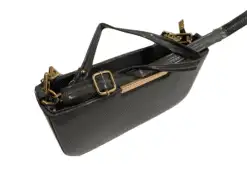 Chunky Chain Shiney Black Purse - Image 3