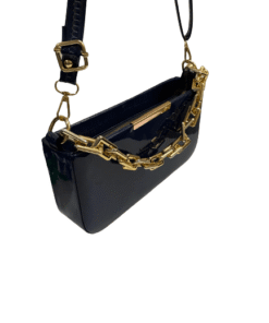 Chunky Chain Shiney Blue Purse
