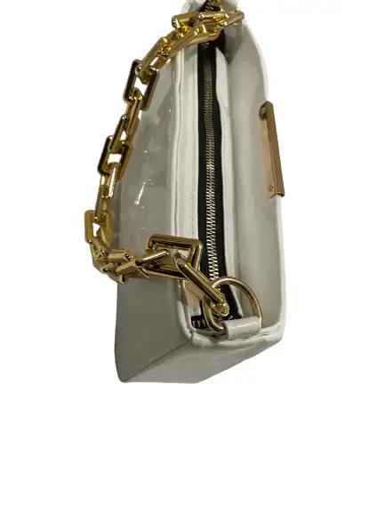 Chunky Chain White Purse - Image 2