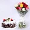 Colourful Roses Cake Combo