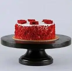 Alternative view of Creamy Red Velvet Hearts Cake