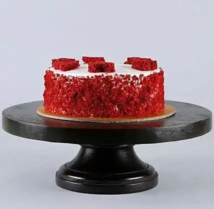 Creamy Red Velvet Hearts Cake - Image 2