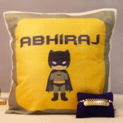 Customized cushion with Rakhi