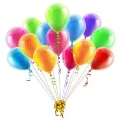 Coloured Deflated 50 Balloons