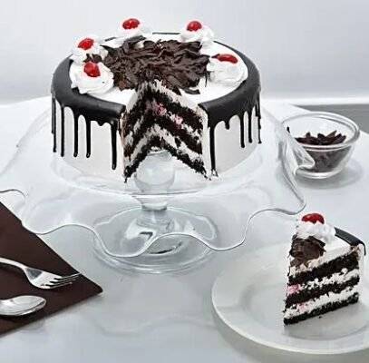 Alternative view of Birthday Black Forest Cake