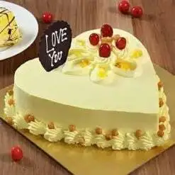 Beautiful heart shape in butterscotch