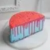 Delicious Strawberry Half Cake
