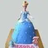 Designer Barbie Fondant Finishing Cake