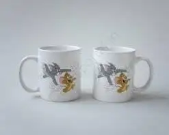 Alternative view of Fighting Tom & Jerry Mug