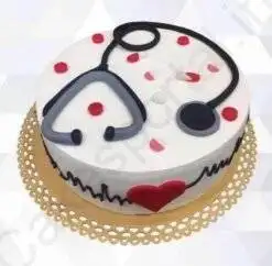 Fondant Cake For Doctors