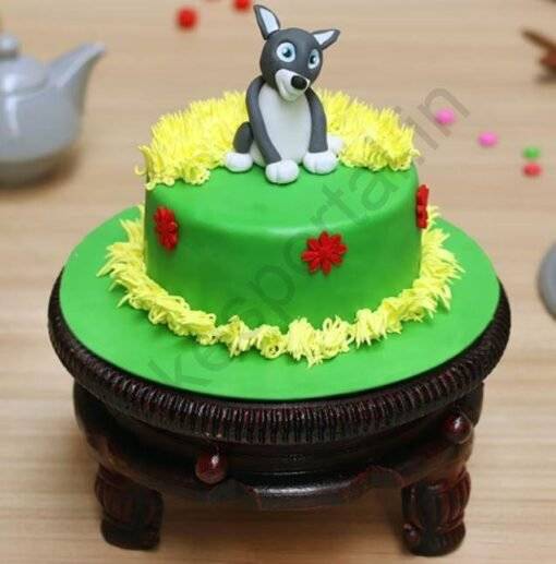 Fondant Puppy Cake