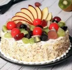 Alternative view of Fruity Janamashtami Cake