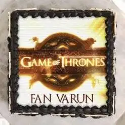 Alternative view of Game of thrones Poster Cake