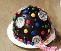 Gems Pinata Cake