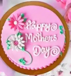 Alternative view of Gerbera Flower of Mother's day Cake