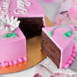 Gerbera Flower of Mothers day Cake2