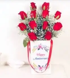 Happy Anniversary Roses Arrangement