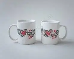 Alternative view of Heart Mom & Dad Mug