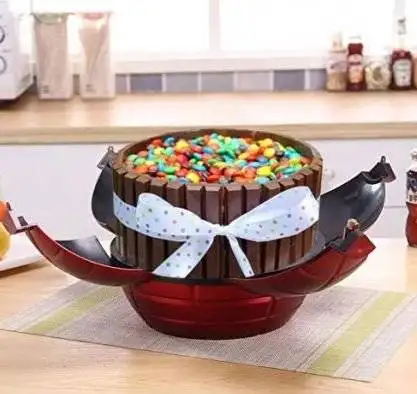 Kitkat Gems Bomb Shell Cake