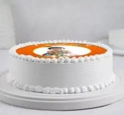 Alternative view of Krishna Jayanti Special Photo Cake