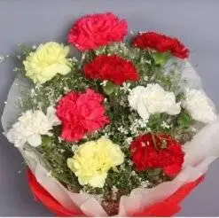 Alternative view of Mix Carnations Bouquet